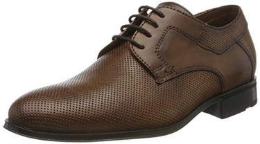 LLOYD Herren Schnürhalbschuhe Levin, Männer Businessschuhe,Derby,Normalweit,Shoes,Low-tie,schnürschuhe,schnürer,Anzugschuhe,Cognac,45 im Sale